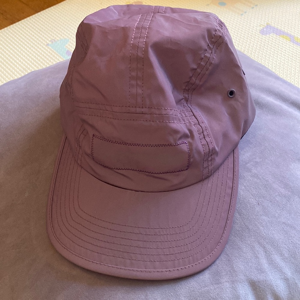 Supreme purple satin hat